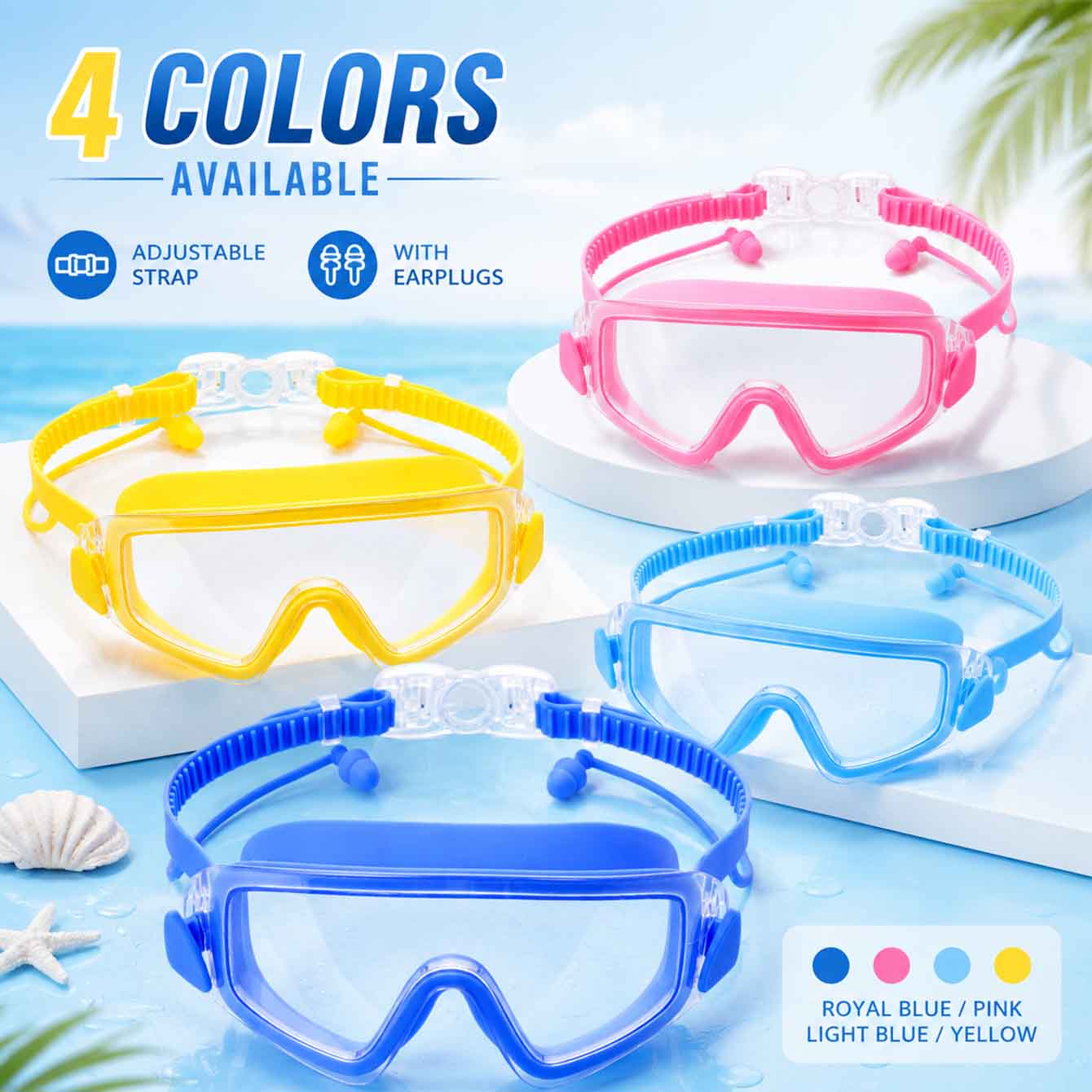 1PC Swim Goggles Snorkel Divin - Anti Pollution Mask review and price