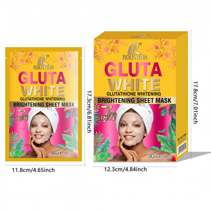 Gluta White Facial Mask Facial - Face Mask Storage Box review and price