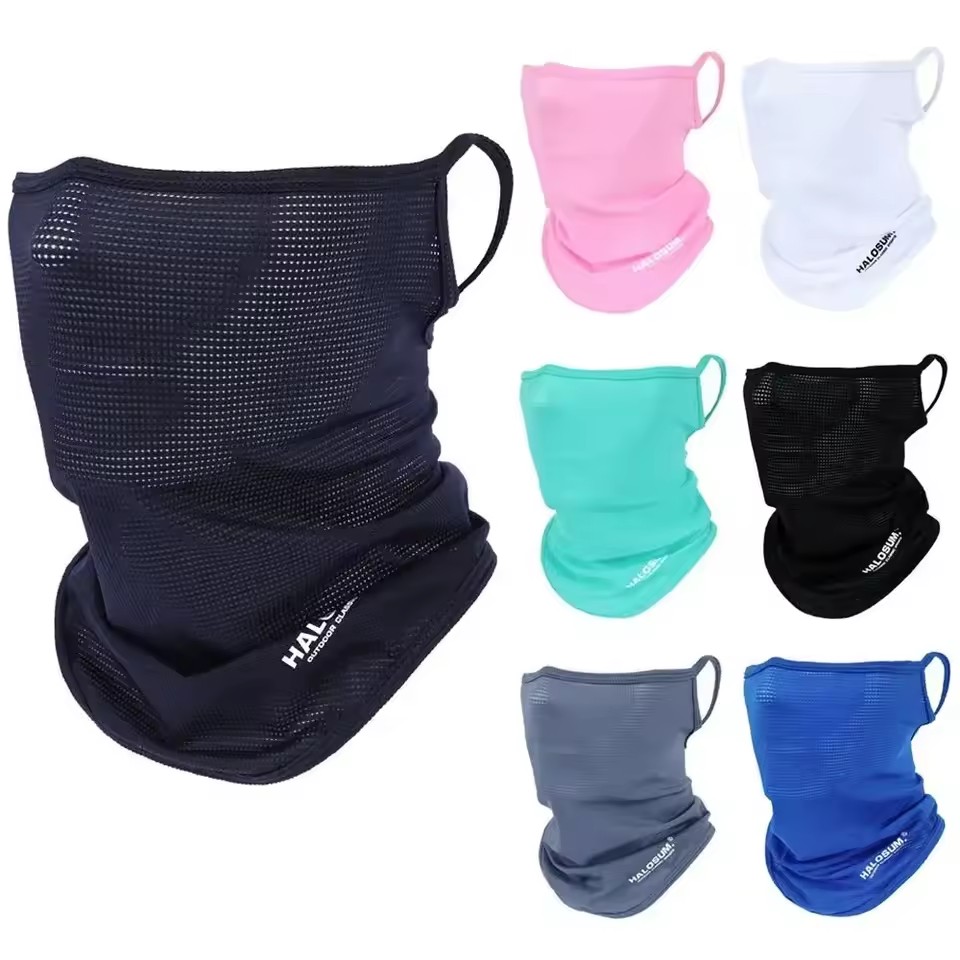 Ice Silk Full Face Mask Balacl - Sports Mask Breathable review and price