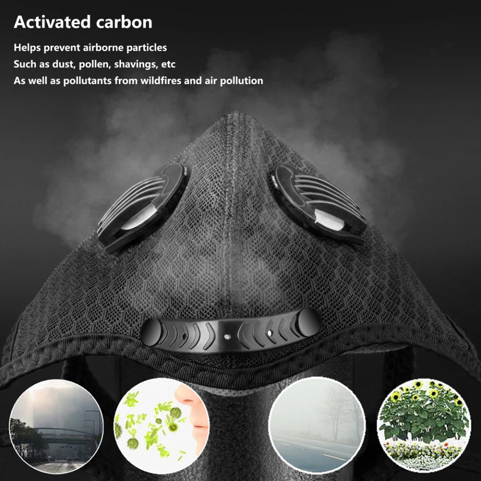 1PCS Cycling Mask With Activat - Dust Mask Construction review and price