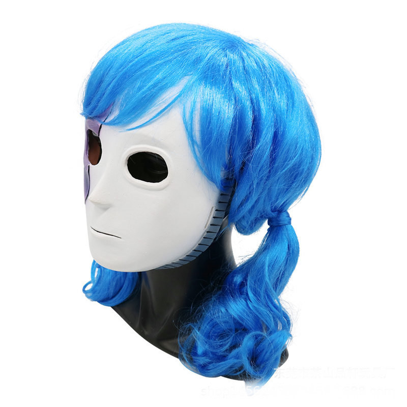 Hot  Anime Game Sally Face Cos - Black Face Mask Pack review and price