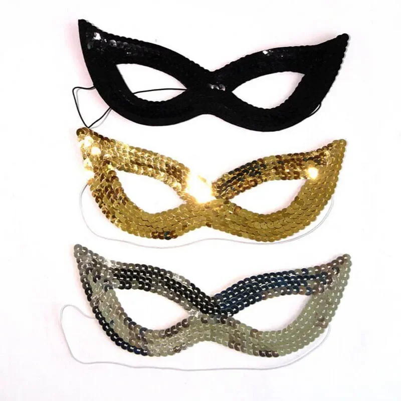 Women Girl Sequins Sexy Fox Ca - Respirator Half Face review and price