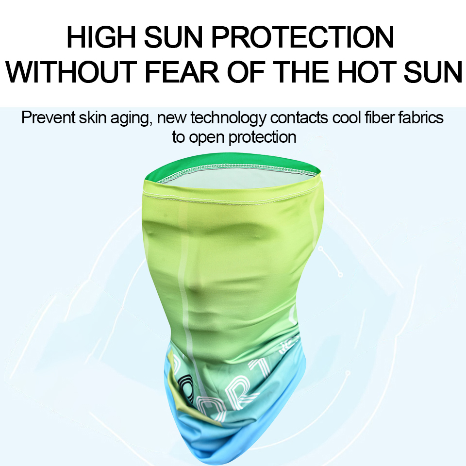 2Pcs Set Summer Ice Silk Cycli - Sports Mask Breathable review and price