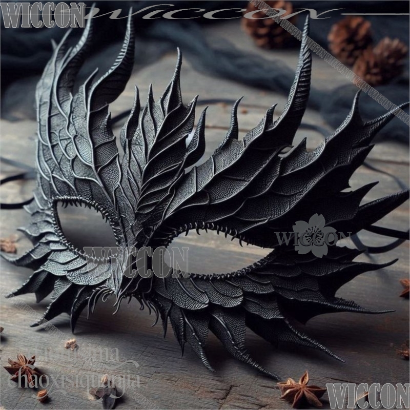 Black Dragonscale Masquerade M - Black Face Mask Pack review and price